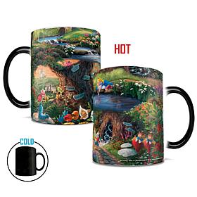 Thomas Kinkade Disney Alice in Wonderland Heat-Changing Morphing Mug