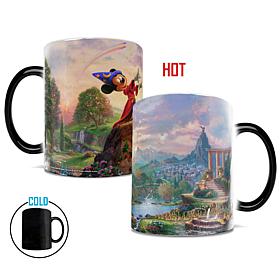 Thomas Kinkade Disney Mickey Mouse Heat-Sensitive Morphing Mug