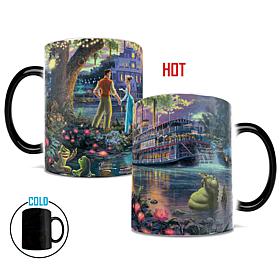 Thomas Kinkade Disney Princess & the Frog Heat-Sensitive Morphing Mug