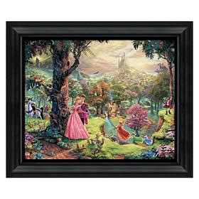 Thomas Kinkade Disney Sleeping Beauty - 16" x 20" Brushstroke Vignette