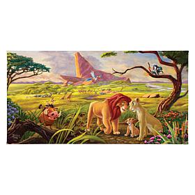Thomas Kinkade Disney The Lion King Remember Who You Are - 16" x 31...