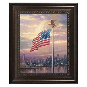 Thomas Kinkade The Light of Freedom - 16" x 20" Brushstroke Vignette