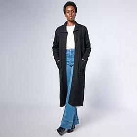 Tower Hill by Christie Brinkley Cable Knit Cardigan