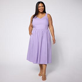 Tower Hill by Christie Brinkley Cotton Smocked Dress