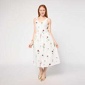 Tower Hill by Christie Brinkley Cotton Smocked Dress