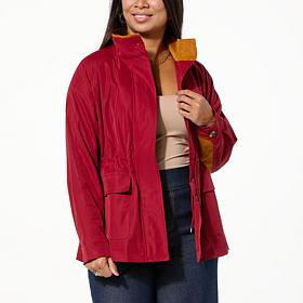 Tower Hill by Christie Brinkley Raglan Sleeve Utility Jacket