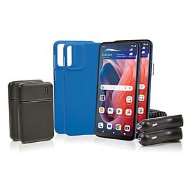 Tracfone 2pk Moto G Play 6.5" w/1500 Talk/Text/Data, 5K mAh Power Bank