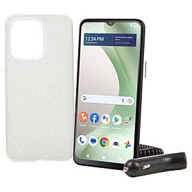 Tracfone 6.5" BLU View 5 with 1500 Talk/Text/Data 1-Year Plan w/Case