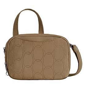 Travelon Anti-Theft Runways Double-Compartment Crossbody Bag