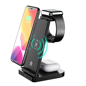 Trexonic 3 in 1 Fast Charge Charging Station - Black