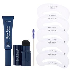 TRUHAIR Color & Conceal Root Cover & Brow Kit