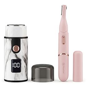 TruRitual Face & Body Trimmer Set with Eyebrow Trimmer