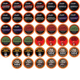 Two Rivers Assorted Bold/Dark Roast Coffee Pods, Variety Pack 40-Count