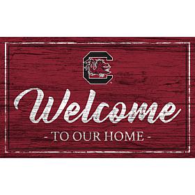 University of South Carolina Team Color Welcome Sign - 11x19"