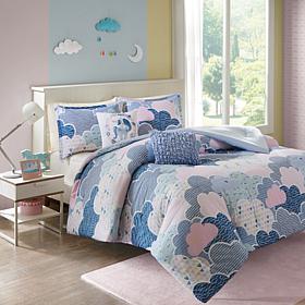 Urban Habitat Kids Cloud Cotton Printed Comforter Set Blue Twin