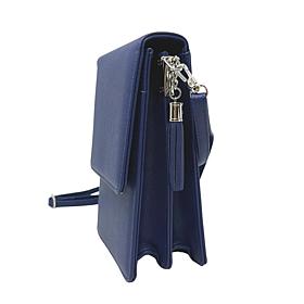 Vegan Saffiano Leather Crossbody Purse