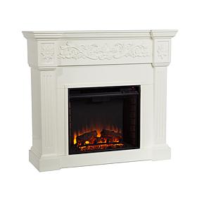 Vercelli Electric Fireplace - Ivory