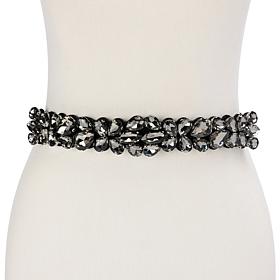 Vince Camuto Floral Crystal Stretch Belt