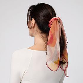 Vince Camuto Ink Bloom Bandana Scarf