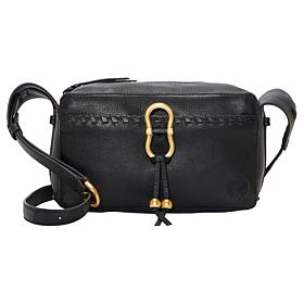 Vince Camuto Letta Whipstitch Leather Crossbody