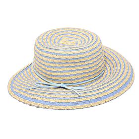 Vince Camuto Textured Stripe Brimless Floppy Hat