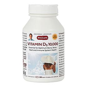 Vitamin D3-10,000 - 360 Capsules