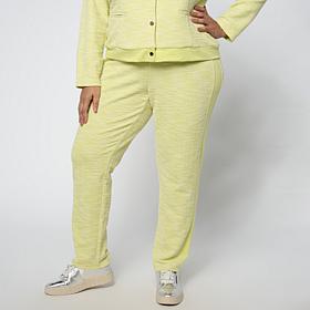 Vivica A. Fox Collection Boucle Straight Leg Pant