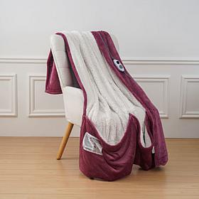 Warm & Cozy Heated Footed Throw
