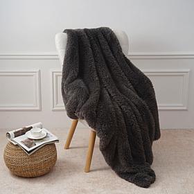 Warm & Cozy Shaggy Faux Fur 50" x 60" Throw