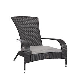 Well Traveled Living Black Coconino Wicker Chair