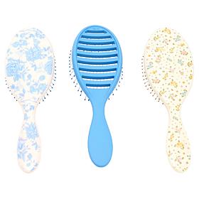 Wet Brush Ditsy Floral 3-piece Hair Brush Bundle