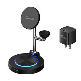 WFG Qi2 Certified Wireless Charging Station w/33W Travel Charger