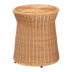 Wholesale Interiors bali and pari Caroline Rattan End Table -  Round