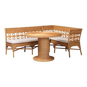 Wholesale Interiors bali and pari Monica Rattan Dining Set