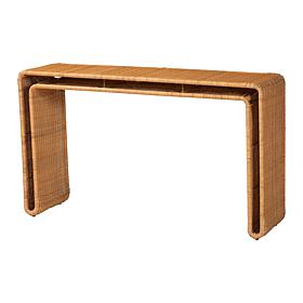 Wholesale Interiors bali and pari Nevada Rattan Console Table
