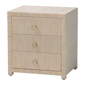 Wholesale Interiors bali and pari Quinn Bohemian Woven Nightstand