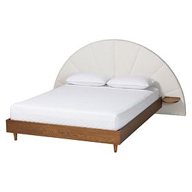Wholesale Interiors Baxton Studio Bernice Cream Queen Bed