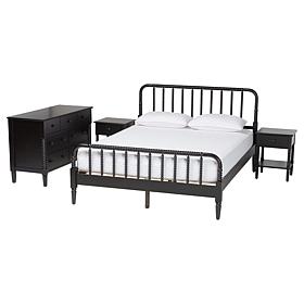 Wholesale Interiors Baxton Studio Braith King Set Nightstands