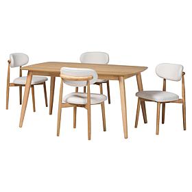 Wholesale Interiors Baxton Studio Emily Dining Set 5 Piece