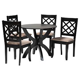 Wholesale Interiors Baxton Studio Savina Sand Dining Set