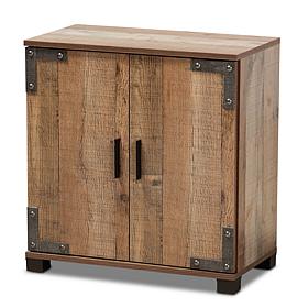 Wholesale Interiors Cyrille Wood 2-Door Shoe Cabinet