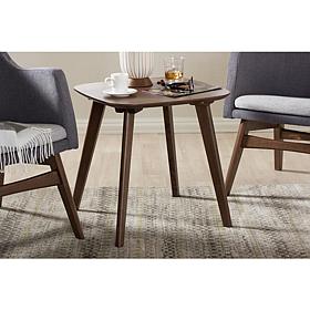 Wholesale Interiors Dahlia Walnut Wood End Table