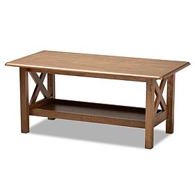 Wholesale Interiors Reese Rectangular Wood Coffee Table