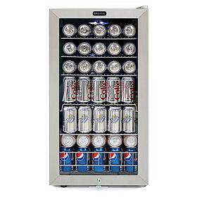 Whynter Beverage Refrigerator W/ Lock-Stainless Steel 120 Can Capacity