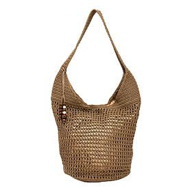 Wildflower Performance Crochet Bucket Boho Hobo Handbag