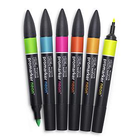 Winsor & Newton BrushMarker Neon Marker Set of 6