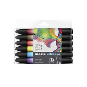 Winsor And Newton Promarker Watercolour Sets - Watercolour Basic Tones