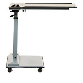 WiseLift Black Standing Desk/Overbed Table with USB Ports