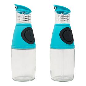 Wolfgang Puck 2-pack Oil & Vinegar Dispensers with 8 oz. Capacity