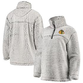Women's G-III 4Her by Carl Banks Gray New York Islanders Sherpa Qua...